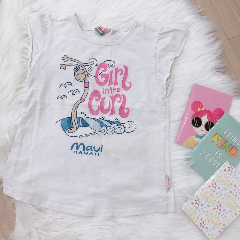 Earth Nymph shirt girls size 5/6 Maui Hawaii